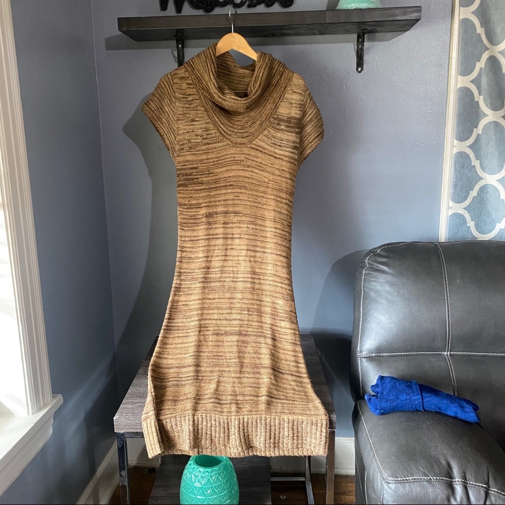 Knit sweater dress